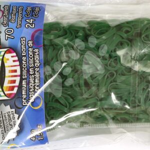 Gumičky Alpha Bands Rainbow Loom 500 ks tmavě zelené od 6 let