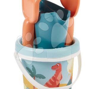 Kbelík set Dino Bucket 12 cm Écoiffier zvířátka dinosauři 5 ks od 18 měsíců