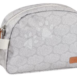 Kosmetická taštička Toiletry Pouch Beaba Tiny Dots se zipem šedá s puntíky