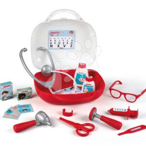 Lékařský kufřík Vanity Doctor Smoby s ergonomickou rukojetí a 15 doplňků