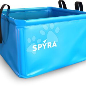 Nádrž pro vodní pistole SpyraBase Blue Spyra modrá s objemem 15 litrů odolná skládací s popruhy od 8 let