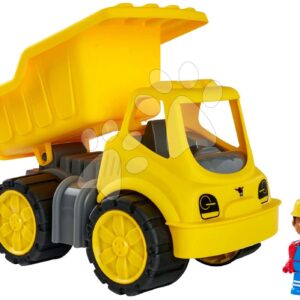 Nákladní auto Power Worker Dumper + Figurine BIG pracovní stroj 33 cm s gumovými koly od 2 let
