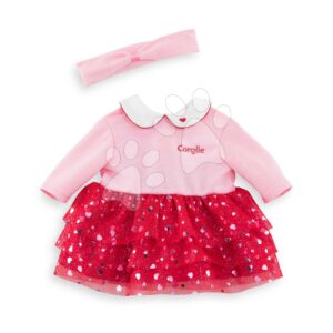 Oblečení Dress & Headband Heart Petals Mon Premier Poupon Corolle pro panenku 30 cm od 18 měsíců