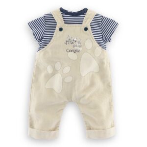 Oblečení T-Shirt & Ecru Overalls Loire Riverside Mon Premier Poupon Corolle pro panenku 30 cm od 18 měsíců