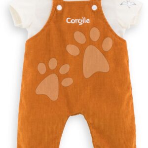Oblečení Velvet Overalls & T-Shirt Bords de Loire Mon Grand Poupon Corolle pro 36 cm panenku od 24 měsíců