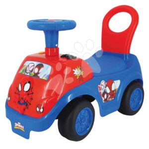 Odrážedlo Spiderman Spidey Team Activity Ride On Kiddieland se zvukem a světlem od 12 měsíců