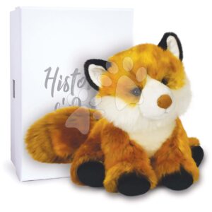 Plyšová liška Gus the Fox Histoire d’Ours oranžová 28 cm v dárkovém balení od 0 měsíců
