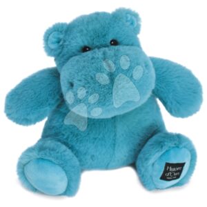 Plyšový hroch Hip' United Hippo Exotique Histoire d’ Ours modrý 25 cm od 0 měsíců