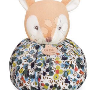 Plyšový jelen na mazlení Doudou Boule 3v1 Doudou et Compagnie se vzorem 25 cm od 0 měsíců
