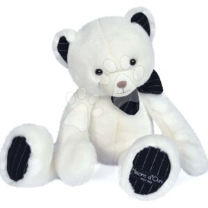 Plyšový medvídek Bear Ivory Les Preppy Chics Histoire d’ Ours bílý 40 cm v dárkovém balení od 0 měsíců