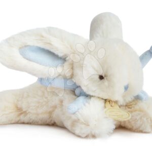 Plyšový zajíček Lapin Bonbon Doudou et Compagnie modrý 16 cm v dárkovém balení od 0 měsíců