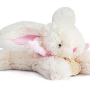 Plyšový zajíček Lapin Bonbon Doudou et Compagnie růžový 16 cm v dárkovém balení od 0 měsíců