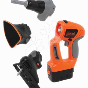 Pracovní nářadí elektronické EVO Black&Decker Smoby s nástavci pila leštička a vrtačka