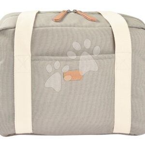 Přebalovací taška k kočárku Changing Bag Paris Beaba Pearl Grey s doplňky šedá