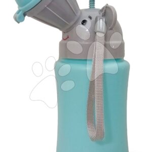 Přenosný pisoár pro chlapce Kalencom modrý objem 500 ml výška 22 cm od 12 měsíců