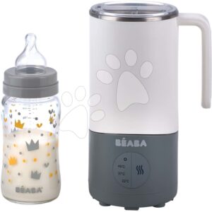 Příprava mléka každého druhu Milk Prep® White Grey Beaba 420 ml nerez 22°C/37°C/48°C šedá od 0 měs
