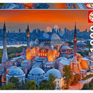 Puzzle Blue Mosque Istanbul Educa 1000 dílků a Fix lepidlo