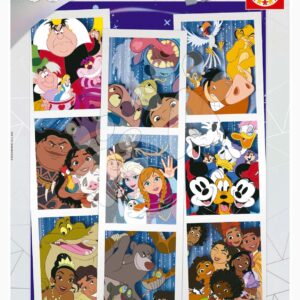 Puzzle Disney 100 Collage Educa 1000 dílků a Fix lepidlo