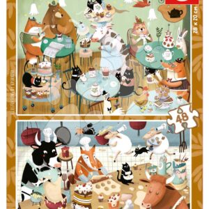 Puzzle Forest Tales Educa 2 x 48 dílků od 4 let