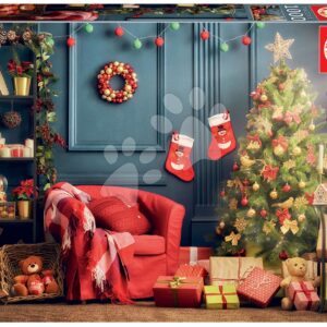 Puzzle Genuine Christmas Corner Educa 1000 dílků a Fix lepidlo