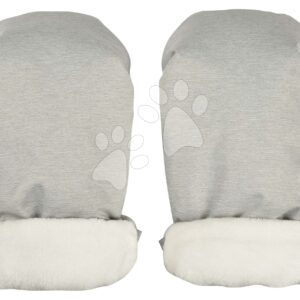 Rukavice na kočárek ku kočárku Handies Beaba Heather Grey extra teplé nepromokavé šedé