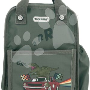 Školní taška batoh Backpack Amsterdam Small Race Dino Jack Piers malá ergonomická luxusní provedení od 2 let 23*28*11 cm