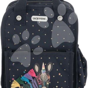 Školní taška batoh Backpack Amsterdam Small Zebra Jack Piers malá ergonomická luxusní provedení od 2 let 23*28*11 cm