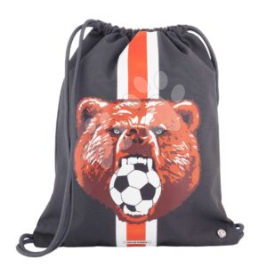 Školní vak na tělocvik a přezůvky Gym Bag Soccer Bear Jack Piers ergonomický luxusní provedení od 2 let 44*36 cm