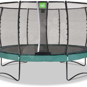 Trampolína s ochrannou sítí Allure Premium Exit Toys průměr 427 cm zelená