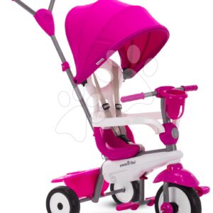Tříkolka Breeze Plus Pink Classic smarTrike TouchSteering ovládání s držákem na láhev a gumová kola s tlumičem od 10 měsíců