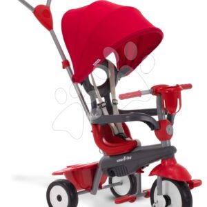Tříkolka Breeze Plus Red Classic smarTrike TouchSteering ovládání s držákem na láhev a gumová kola s tlumičem od 10 měsíců