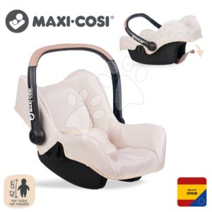 Autosedačka s bezpečnostním pásem Seat Sandy Maxi Cosi&Quinny Smoby pro panenku 42 cm s úložným prostorem a nastavitelnou rukojetí
