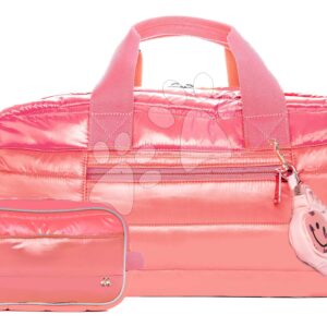Cestovní taška Caroline Weekend Bag Puffer Pink Jeune Premier ergonomická luxusní provedení 50*25 cm