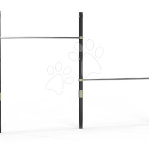 Dvojitá hrazda na přelézání Ivy Double Tumble Bar Exit Toys ocelová konstrukce s ukotvením do betonu s nastavitelnou výškou ET52010300