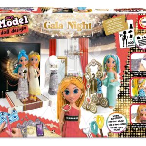 Kreativní tvoření My Modell Doll Design Gala Night Educa vyrob si vlastní gala panenky 5 modelů od 6 let