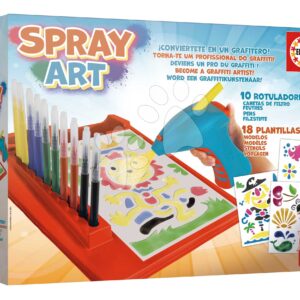 Kreativní tvoření se sprejem Spray Art Educa vytváření obrázků od 4 let