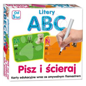 Naučná hra Kresli a smaž Abeceda Dohány polská verze