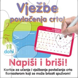 Naučná hra Kresli a smaž Linie Dohány chorvatská verze