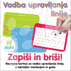 Naučná hra Kresli a smaž Linie Línie Dohány slovinská verze