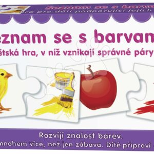 Naučná společenská hra Seznam se s barvami Dohány česká verze