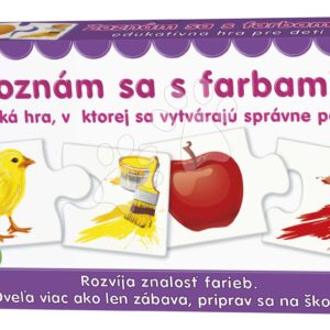 Naučná společenská hra Seznam se s barvami Dohány slovenská verze