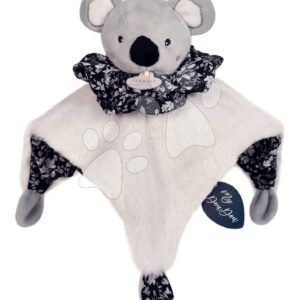 Plyšová koala k mazlení Doudou Boule 3v1 Doudou et Compagnie šedá 25 cm od 0 měsíců