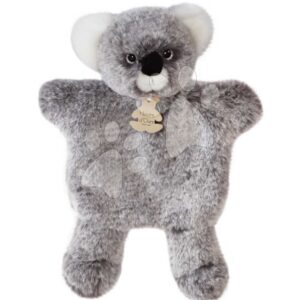 Plyšová koala na loutkové divadlo Koala Puppet Sweety Mousse Histoire d’ Ours šedá 25 cm od 0 měsíců