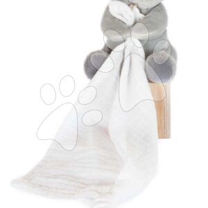 Plyšová koala se šňůrkou na dudlík Koala Dummy Holder Unicef ​​Collection Doudou et Compagnie v dárkovém balení šedá 12 cm od 0 měsíců