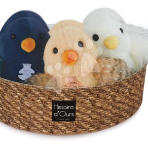 Plyšová slepička Chick À la Campagne Histoire d’ Ours různé barvy 15 cm od 0 měsíců