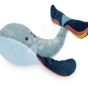 Plyšová velryba Whale Marine Treasure Histoire d’ Ours modrá 30 cm od 0 měsíců