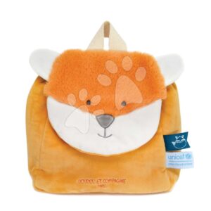 Plyšový batoh Fox Backpack Unicef ​​Collection Doudou et Compagnie oranžový od 18 měsíců