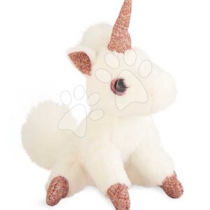 Plyšový jednorožec klíčenka Pink Unicorn Key Ring Histoire d’ Ours bílo-růžový 14 cm od 24 měsíců