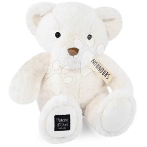 Plyšový medvídek Le Nounours White Histoire d’ Ours bílý 28 cm od 0 měsíců