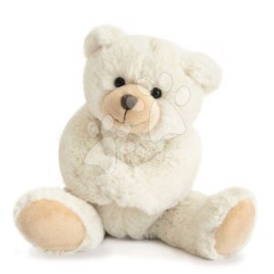 Plyšový medvídek Ours Câlinour’s Ivory Histoire d’ Ours v dárkovém balení bílý 25 cm od 0 měsíců